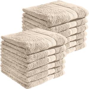 Handtuch 12er-Pack 166398 Beige - Tiefe: 80 cm