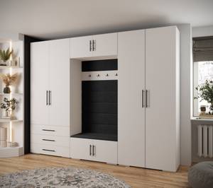 Garderobe Inova 3 Z14 Schwarz - Weiß - Schwarz