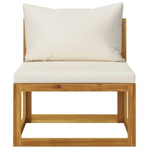 Ensemble de salon de jardin Blanc - Bois massif - Bois/Imitation - 68 x 29 x 68 cm