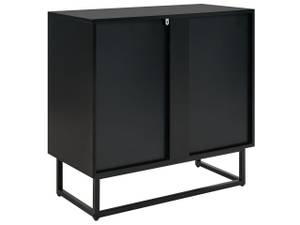 Sideboard ALASKA Schwarz - Eiche Hell