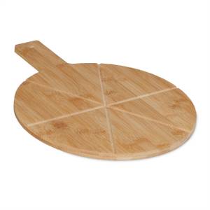 Planche à pizza en bambou Marron - Bambou - 40 x 1 x 30 cm