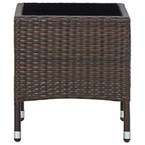 Gartentisch 3005530 Braun - Kunststoff - Polyrattan - 40 x 45 x 45 cm