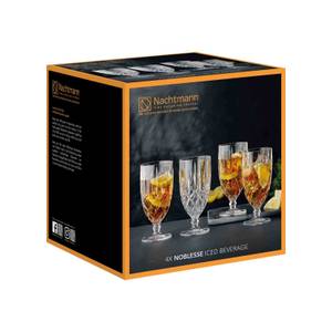 Biergläser Noblesse 4er Set Glas - 9 x 18 x 9 cm