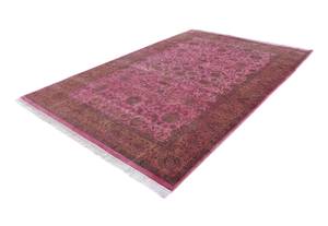 Designer Teppich - 274 x 188 cm - rosa Pink - Kunststoff - 188 x 1 x 274 cm