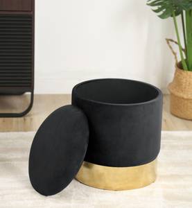 Pouf GOLDEN Schwarz