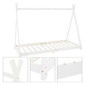 Lit d'enfant Tipi 90x200 cm blanc Blanc