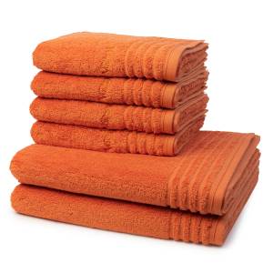 Supersoft Handtuch-Set (6-teilig) Orange