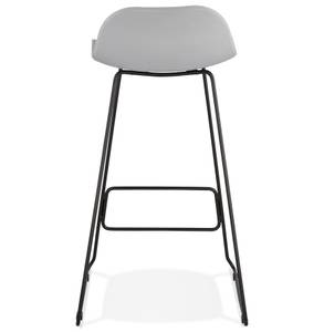 Tabouret De Bar BABYLOS Noir - Gris