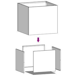 Pflanzgefäß 3015661-1 30 x 29 x 32 cm