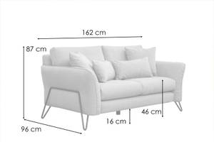 Sofa Lorem 2-Sitzer Hellblau