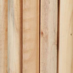 Natürlicher Blumenhocker gedrechselt Braun - Holzwerkstoff - 20 x 20 x 20 cm