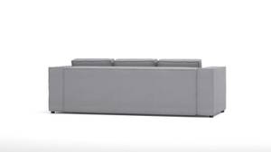 Sofa Orion 3-Sitzer Grau - Massivholz - Textil - Holz teilmassiv - 230 x 64 x 92 cm