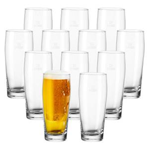 Biergläser Willi 12er Set Glas - 8 x 19 x 8 cm