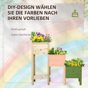 Hochbeet 845-653 Braun - Holzwerkstoff - 45 x 108 x 125 cm