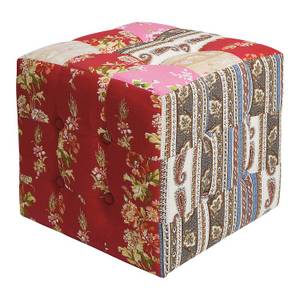 Pouf Patchwork (in set da 2) Multicolore