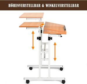 Laptoptisch HW66690 Braun - Holzwerkstoff - 61 x 100 x 60 cm