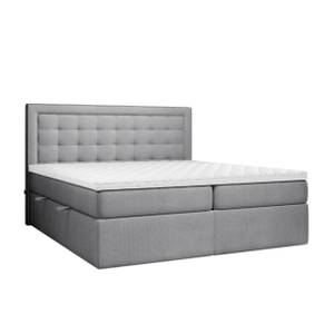 Boxspringbett Eclipse Grau - Breite: 160 cm