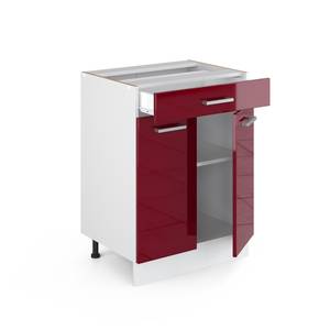 Unterschrank R-Line Hochglanz Bordeaux