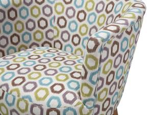 Fauteuil ODENZEN Bleu - Marron - Vert - Multicolore - Turquoise