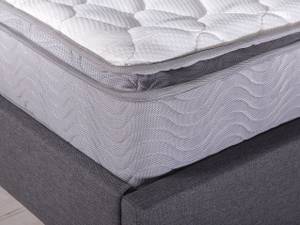 Matratze SPLENDOUR Grau - Weiß - Textil - 90 x 20 x 200 cm
