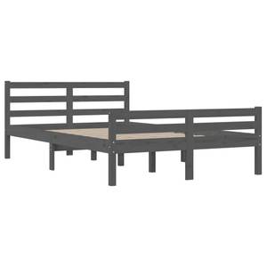 Bettgestell-K-15056 Grau - Holzwerkstoff - 126 x 70 x 196 cm