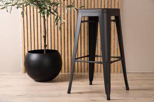 Tabouret de bar Tempe lot de 4 Gris