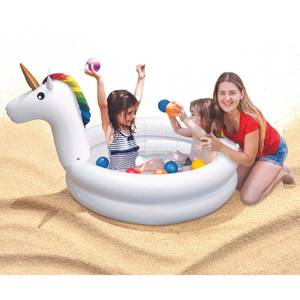 Piscinette gonflable licorne 130 cm Matière plastique - 192 x 130 x 95 cm