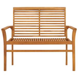 Banc de jardin 3005689 Blanc - Bois massif - Bois/Imitation - 112 x 94 x 55 cm