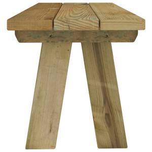 Gartenbank 3014958 Braun - Massivholz - Holzart/Dekor - 110 x 45 x 38 cm