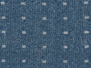 Couverture TAARI Beige - Bleu - Fibres naturelles - 130 x 1 x 170 cm