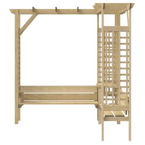 Eckpergola M627429 Grün - Holzwerkstoff - 190 x 200 x 190 cm