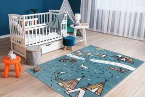 Tapis Fun Indian Pour Enfants, Village 80 x 150 cm