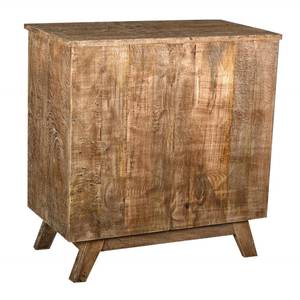 Commode en bois recyclé et métal Marron - Bois manufacturé - 72 x 75 x 40 cm