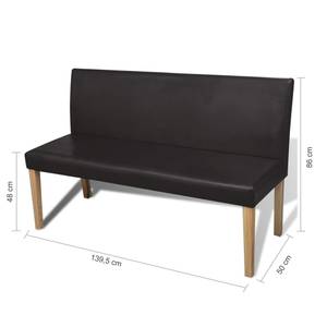 Banc d'entrée 297486 Marron foncé