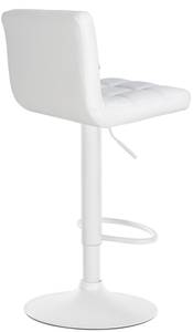 Tabourets de bar Feni Lot de 2 Blanc