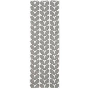 Tapis kilim KARIN 70x200 en pvc gris Gris - Matière plastique - 70 x 5 x 200 cm