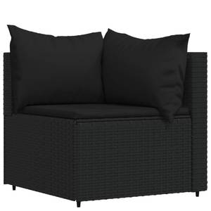 Salon de jardin 3029629-3 (lot de 4) Noir