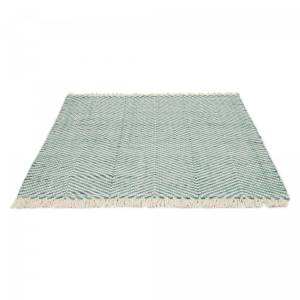 Tapis kilim TWILL Vert - 160 x 230 cm