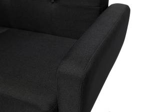 3-Sitzer Sofa FLORLI Schwarz - Eiche Hell