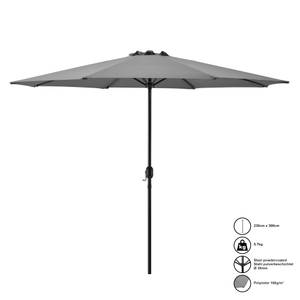 Parasol de Jardin Budapest Gris