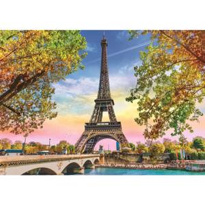 Puzzle Romantisches Paris 500 Teile Papier - 27 x 5 x 40 cm