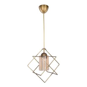 Suspension Beeston E27 bronze patiné Marron - Métal - 37 x 62 x 37 cm