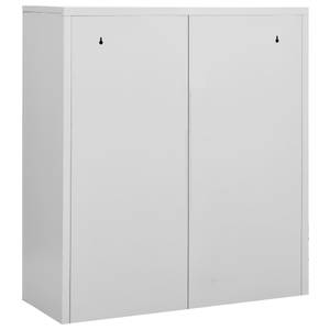 Büroschrank mit Pflanzkasten 3095268 Grau - Metall - 90 x 125 x 40 cm