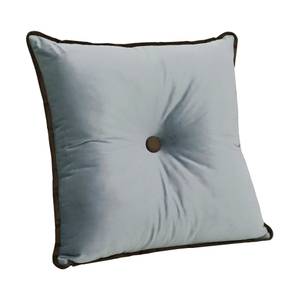 Coussin décoratif carré en velours Gris