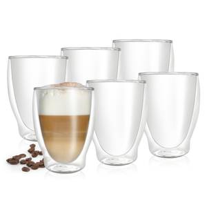 Milano 6x250ml Kaffeegläser doppelwandig 19 x 30 cm