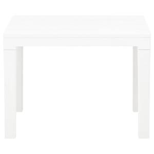 Banc de jardin Blanc - Matière plastique - 60 x 45 x 60 cm