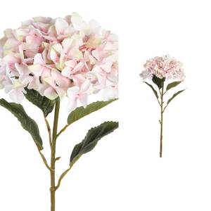 Künstliche Pflanze Hydrangea Pink - Keramik - 34 x 111 x 41 cm