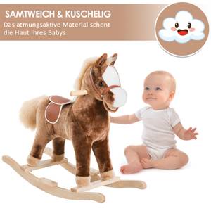 Plüsch-Schaukelpferd für Kinder 330-091 33 x 62 x 74 cm