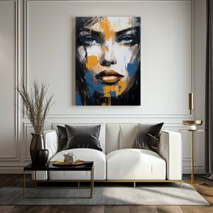 Tableau Portrait De Femme Abstraction 70 x 100 x 100 cm