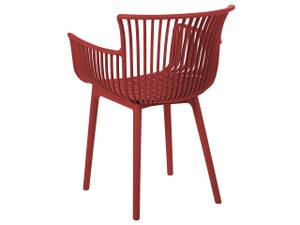 Chaise de salle à manger PESARO Rouge